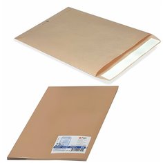 Конверт-пакеты С5 плоские (162х229 мм), до 90 листов, крафт-бумага, отрывная полоса, комплект 25 шт, 357707.25 Курт