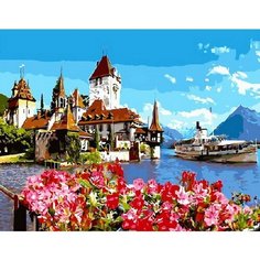 Картина по номерам Альпийский залив 40х50 см Hobby Home