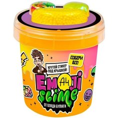 Слайм Emoji-slime, оранжевый, 110 г, Влад А4 ВОЛШЕБНЫЙ МИР