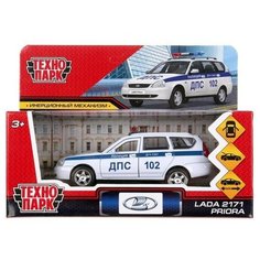 Модель PRIORAWAG-12POL-WH LADA PRIORA Полиция белый Технопарк в коробке