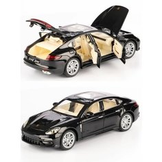 Коллекционная машинка игрушка металлическая Porsche Panamera коллекционная металлическая игрушка масштаб 1:24 черный Alexplay