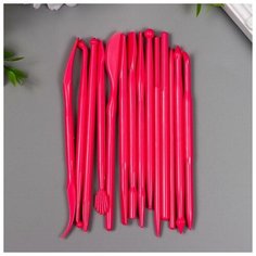 Инструменты для моделирования и придания формы набор 14 шт 12 см пластик Noname