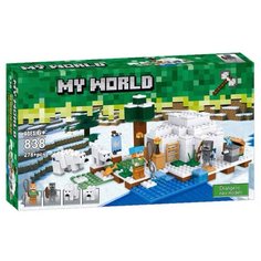 Конструктор My world "Зимняя рыбалка" 838 Qman