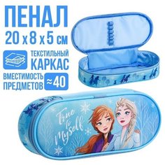 Пенал-футляр, 20х8 см, Холодное сердце Disney