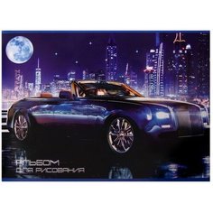 Альбом для рисования А4, 40 листов на скрепке "Нью-Йорк", обложка мелованный картон, внутренний блок офсет 100 г/м² Calligrata