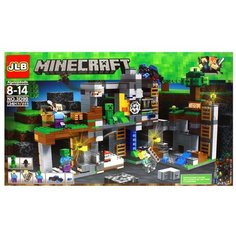 Конструктор JLB Minecraft 3D90 Приключения в шахтах, 734 дет.