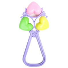 Погремушка Пластмастер Сердечки микс