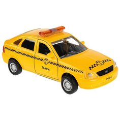 Легковой автомобиль ТЕХНОПАРК Lada Priora хэтчбек SB-18-22-LP(T)WB 1:35, 12 см, желтый