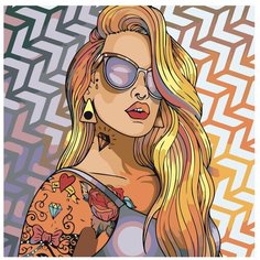 Картина по номерам, "Живопись по номерам", 40 x 40, PA152