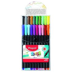 Линеры Maped 20 цветов (толщина линии 0.4 мм)