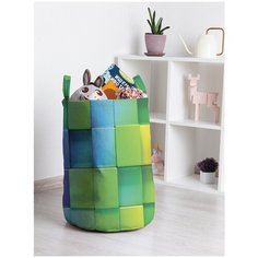 Корзина для игрушек JoyArty "Радужные блоки" 35x50 см