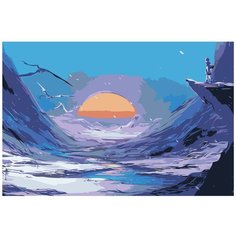 Картина по номерам, "Живопись по номерам", 80 x 120, Z-AB392