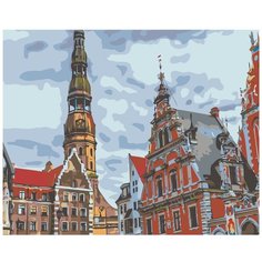 Картина по номерам, "Живопись по номерам", 80 x 100, LV19