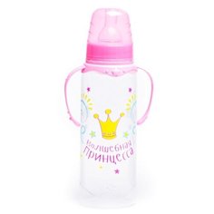 Бутылочка для кормления Princess 250 мл розовая с 0 мес Mum&Baby