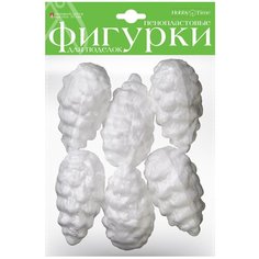 Пенопластовые фигурки. Шишки, 70 ММ, 6 ШТ. Hobby Time