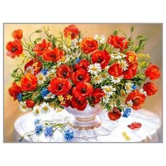 Алмазная мозаика Маки 40x30 см. Milato