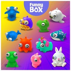 Игровой набор Funny Box «Зверюшки»: карточка, фигурка, лист наклеек Woow Toys