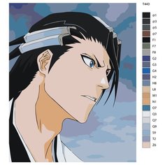 Картина по номерам Т443 "бьякуя кучики. Блич" 40Х50 Brushes Paints