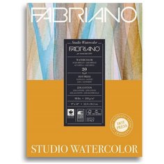 Fabriano Склейка для акварели "Watercolour" 200г/м2 22,9x30,5см Satin \ Hot pressed 20л по 1 стороне