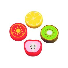 Ластик Bruno Visconti, 4 вида, в пластиковой коробке, HappyGraphix «фруктовый микс», Цена за 4 шт.