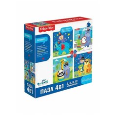 Пазл Fisher Price Музыка, 4в1, 4-6-9-12 элементов, ORIGAMI, Origami