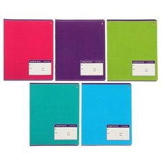 Альт Тетрадь 12 листов в косую линейку "Классика", обложка мелованная бумага, микс