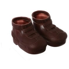 Ботинки для куклы «Липучки», длина подошвы — 7,2 см, ширина — 3,8 см, 1 пара, цвет коричневый Нет бренда