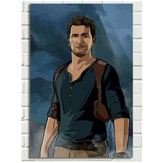 Картина по номерам игра Uncharted Нейтан Дрейк - 6589 В 60x40