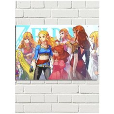 Картина по номерам Игра Легенда Зельды - 6232 Г 60x40