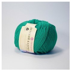 Пряжа Пехорка Детский каприз, 50 % мериносовая шерсть, 50 г, 225 м, 5 шт., 335 Изумруд