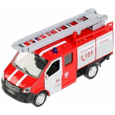 Машина металл "газель next пожарная" 15см, красный, Технопарк NEXTFIR-15FIR-RD