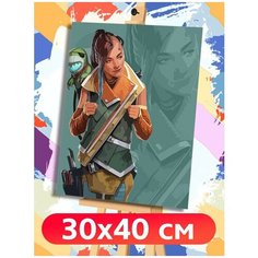 Картина по номерам настольная игра Android netrunner - 6876 В 30x40