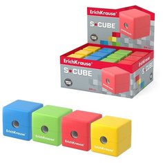 Точилка пластиковая "S-Cube", с контейнером Erich Krause