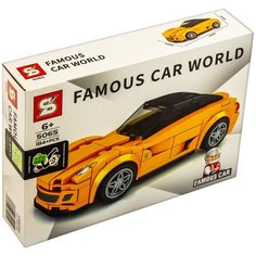 Конструктор SY 5065 Гонки: Ferrari 599 GTO из 184 деталей, серии Speed Champions, Машины