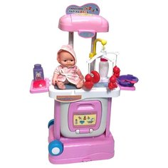 Набор "Няня" чемодан с пупсом (69*46*23) в/к 46*33*11 (810) Wanderlong