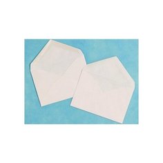 Конверты для визиток 76x112, 90г/м2, треугольный клапан, декстрин, 100 штук