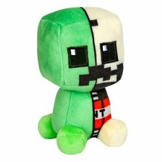 Мягкая игрушка Майнкрафт "Анатомия Крипера" Crafter Creeper Anatomy 20 см Jinx