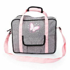 Детская сумка-набор с аксессуарами для кукол Серый/Розовый Bayer