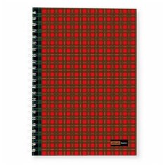 Тетрадь общая 96л, А4 Альт "Шотландка" (клетка, спираль) разные виды