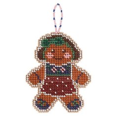 Набор для вышивания "Gingerbread Lass" (6,5 х 8 cm.) / Mill Hill (США), артикул MH212113