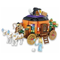 Конструктор LOZ mini Карета Золушки из тыквы 839 деталей NO. 1134 Cinderellas Pumpkin Carriage MiniBlock