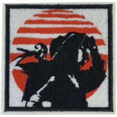 Нашивка, шеврон, патч (patch) Miyagi & Andy Panda Utopia, размер 7,5*7,5 см, 1 шт. Rocknrolla