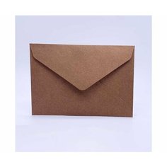 Конверт цветной 119х162 мм, 10 шт, кофе Elizabet Craft