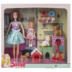 Игр. наб. Семья, в компл. кукла 29см, кукла 14см, предм. 11шт, кор. Наша Игрушка
