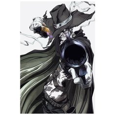 Картина по номерам на холсте Аниме Афросамурай Кума - 7965 В 60x40