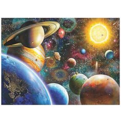 Алмазная мозаика без подрамника 30x40 см Солнечная система Noname