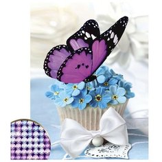 Алмазная мозаика с частичным заполнением "Незабудки" 30х40 см, холст, емкость./В упаковке шт: 1 Школа талантов