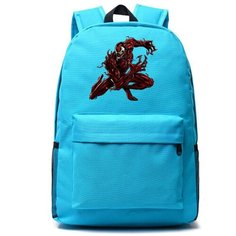 Рюкзак Красный веном - Карнаж (Spider man) голубой №6 Noname