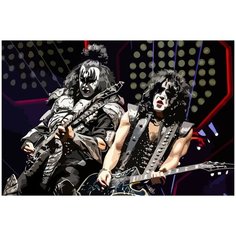 Картина по номерам на холсте KISS - 8