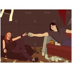 Картина по номерам на холсте металопокалипсис - 1402